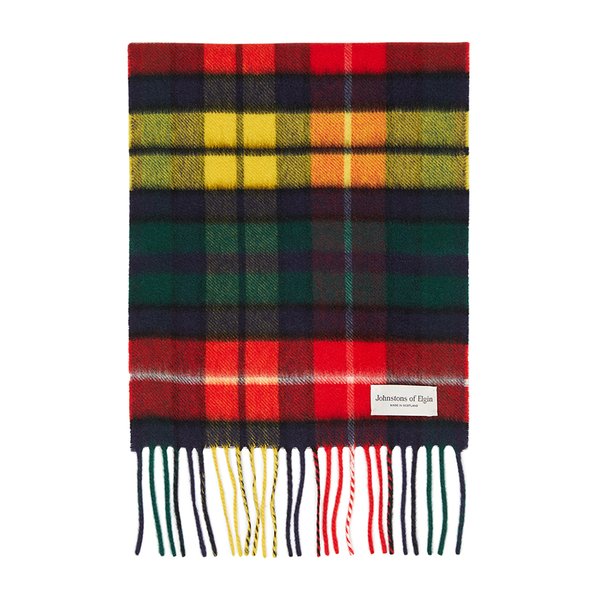 [부산점] 존스톤스 오브 엘긴 타탄 캐시미어 머플러 KU0310 BUCHANAN (남여공용)