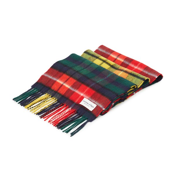 [부산점] 존스톤스 오브 엘긴 타탄 캐시미어 머플러 KU0310 BUCHANAN (남여공용)