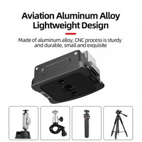 오즈모 포켓 3 알루미늄 합금 마운트 DJI 포켓 고프로 충전 베이스-3용