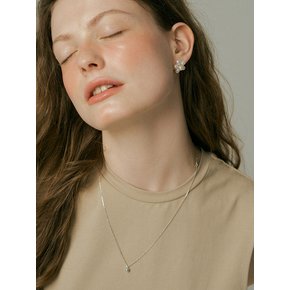 Mini ball n Star Silver925 Necklace
