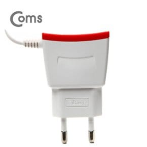 [SR2080]  Coms G POWER 가정용 5V/1.2A 충전기 (케이블 일체형)/화이트 / Micro5핀