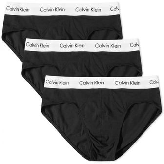 Calvin Klein 캘빈클라인 CK 캘빈클라인 Underwear 힙 브리프 - 3 팩 - 블랙 0000U2661G001