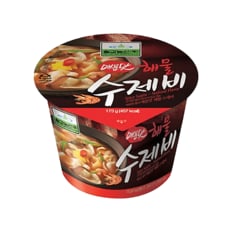  칠갑농산 매운맛 해물수제비 즉석용기컵 173g x 7개