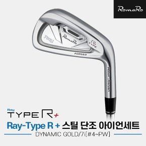 [SSG] 로마로 RAY-TYPE R PLUS 스틸 단조 남성 아이언세트[7i/4번~PW][DYNAMIC GOLD]