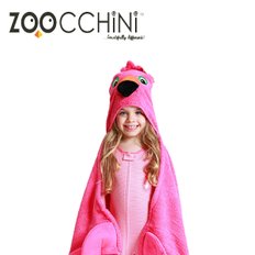 ZOOCCHINI 주치니 캐릭터 후드타올 주니어 Franny the Flamingo