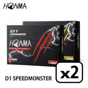 5763077 HONMA 혼마 D1 SPEEDMONSTER Ball 스피드 몬스터 2 다스(12개들이2) TA3468319