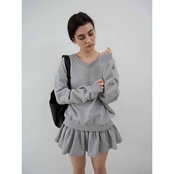 미니 브이 맨투맨 셋업_2color