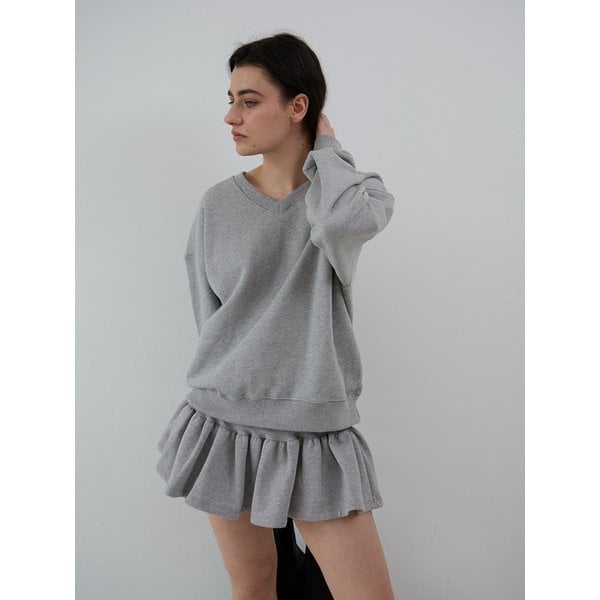 미니 브이 맨투맨 셋업_2color