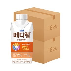 메디웰 구수한 누룽지맛 200ml 36개입(18개입 2박스)