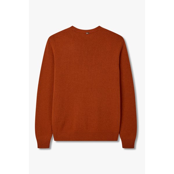 남성 로고 자카드 울 니트 풀오버 4615351010000