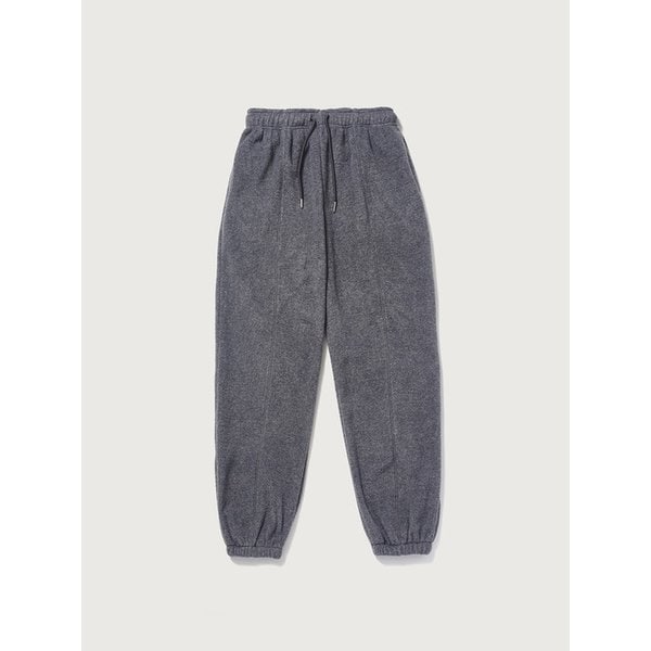 Soft Cloud Fleece Wide Jogger Pants_CHARCOAL