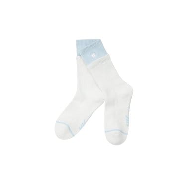 왁 골프 (WGLCX25116LBX)Women Color block Socks(CO)