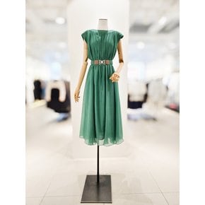 [파주점] 셔링 포인트 벨티드 플레어 원피스 CR6A0OP101