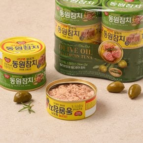 동원참치 올리브유90g*2+살코기90g*6