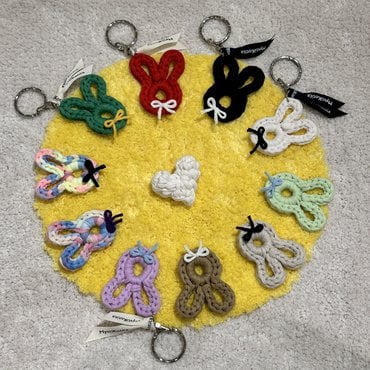 미스티코티타 [완제품] 토끼키링 - 클라라 Rabbit keyring