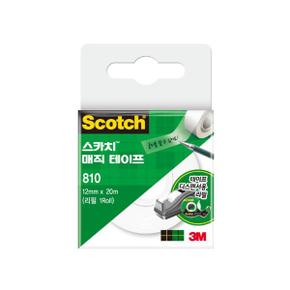 3M 스카치 매직테이프 리필 810R(12mmx20m) 3인치 후크 ////