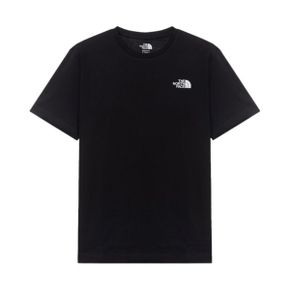 The North Face 노스페이스 코튼 숏슬리브 라운드넥 티셔츠 블랙