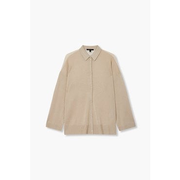 ARMANI EXCHANGE AX 여성 메탈릭 시스루 카라 가디건(A424132003)골드