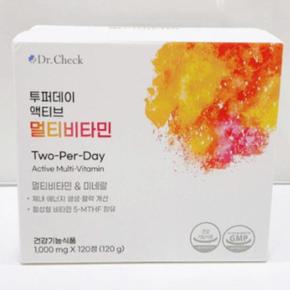 닥터체크 투퍼데이 액티브 멀티비타민 1000mg x 120정_