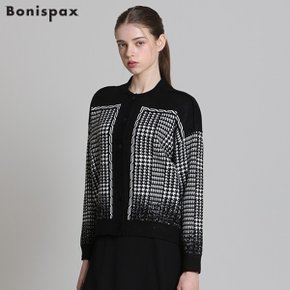 패턴 숏 니트 가디건 (택가격: 179000원)
