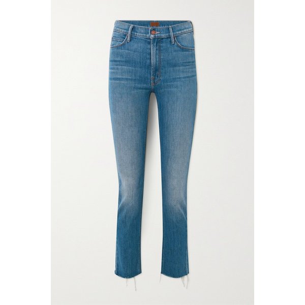 넷 서스테인 더 대즐러 앵클 미드라이즈 슬림 진 라이트 데님 1647597326007986