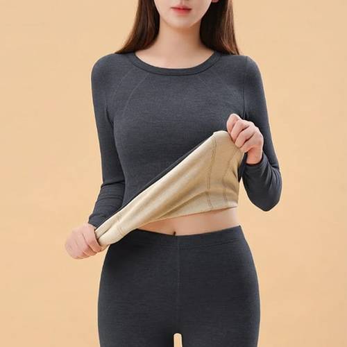나바바 / NT3155 여성 따뜻한 이너 발열 내의 상하의 세트