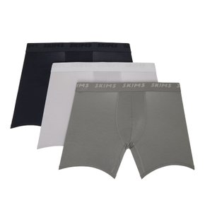 스킴스 모달 박서 브리프 3장 세트 BO-BBR-5630M GUNMETAL MULTI
