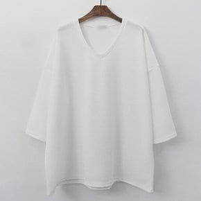 아이우먼 데일리브이넥여리박시티 NOG458M509 빅사이즈