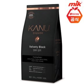 동서 맥심 카누 원두 분쇄커피 벨베티블랙 200g