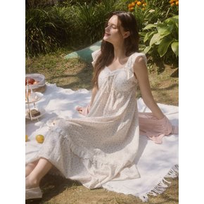 여성 밀라 라이오셀 브라캡내장 민소매 원피스 잠옷