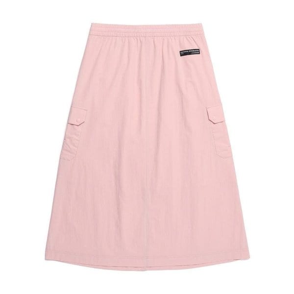 [여주점] N252WSK140 여성 아델리 경량 우븐스트레치 카고 스커트 LPINK