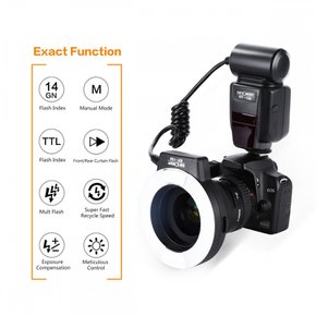 스피드라이트 카메라 플래시 TTL 대응 매크로 링 플래시 Nikon용 KF-150N