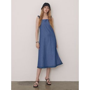 Tassel trimming - Denim dress