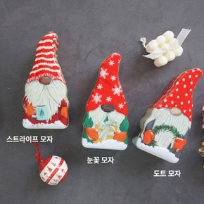 크리스마스 스칸디나비아 틴 모자요청 3type 9.5x20.5x7.5cm 3디자인