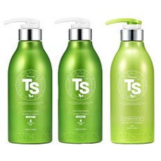 ★다다익선 최대 5천원 할인★ 프리미엄 TS 샴푸 500gx2개+프리미엄 TS 트리트먼트 500ml