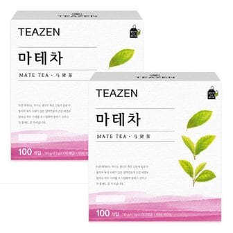 티젠 마테차 100티백x2개