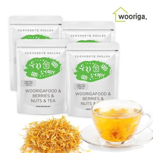 메리골드꽃차 50g 마리골드꽃차 4봉 - SSG.COM