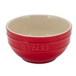 Staub 14cm cherry 40511-812-0 Tazza Media Tonda Bowl Round [] [스토브] 라운드 그릇 세라믹