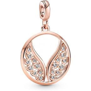 판도라 참 ME Steel of Life Locket 14 Carat Rose Gold Plated 235828