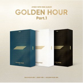 개봉앨범 포카 없음 / 에이티즈 (ATEEZ) - 10th Mini Album GOLDEN HOUR : Part.1 (다이어리 버전)