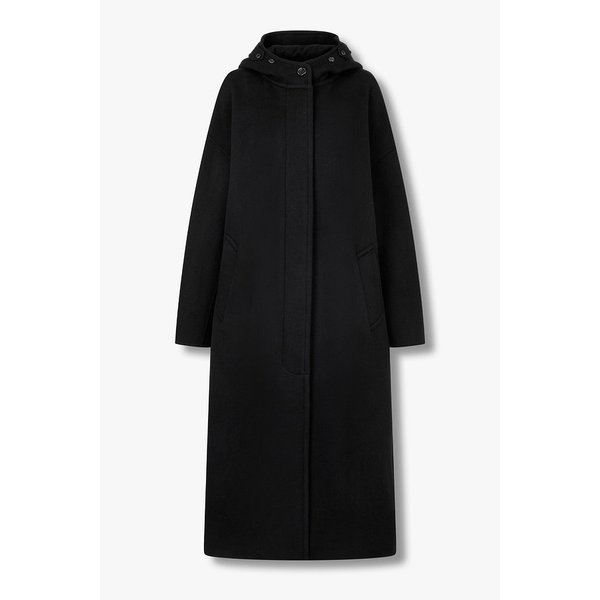 히든버튼 후드 오버핏 코트 9105411222099