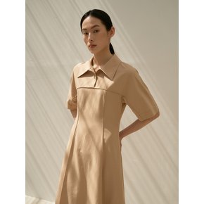 TOR COLLAR PINTUCK DRESS_2 COLOR