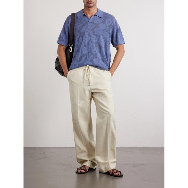 NN.07 라이언 플라워 60019 코튼 폴로 티셔츠 46376663163008012