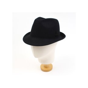 BU Black Short Wool Fedora BK