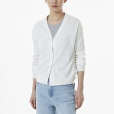 여 리넨 블렌디드 긴팔 가디건(WHITE / BEIGE / NAVY)