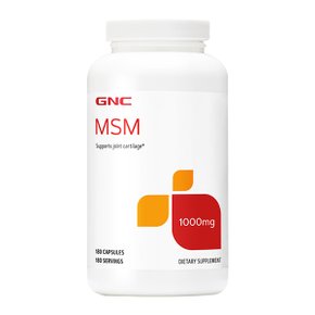 [해외직구] 지앤씨 MSM1000 엠에스엠 1000mg 180캡슐