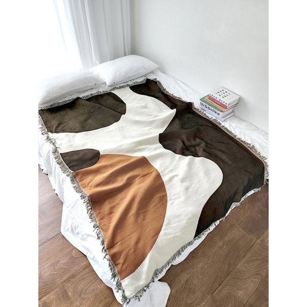 새들브라운 아트 블랭킷