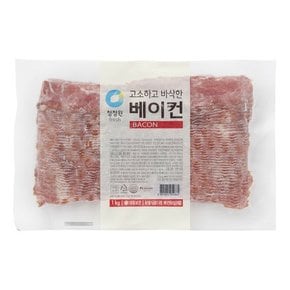 청정원 고소하고 바삭한 베이컨 냉동 1kg