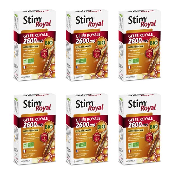 프랑스 Nutreov 뉴트레오브 바이오 로얄젤리 2600MG 15ml 20앰플 6개
