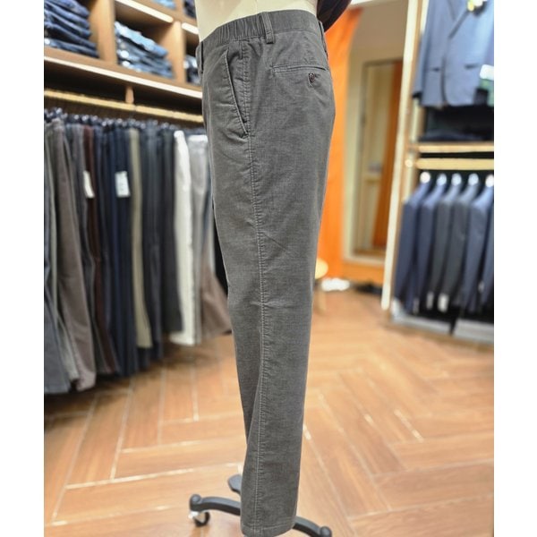 [여주점] 코오롱 브렌우드 남성 솔리드 코지 솔리드 코튼 워싱 팬츠 BRPAA25311GYX